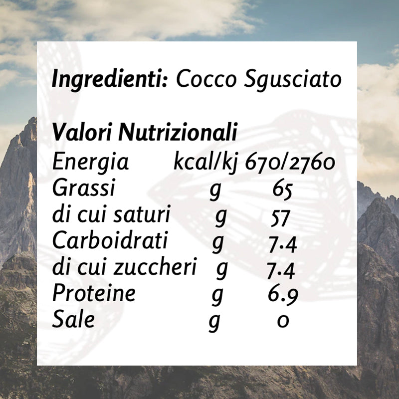 Crema di Cocco 100% Naturale - Confezione da 200g