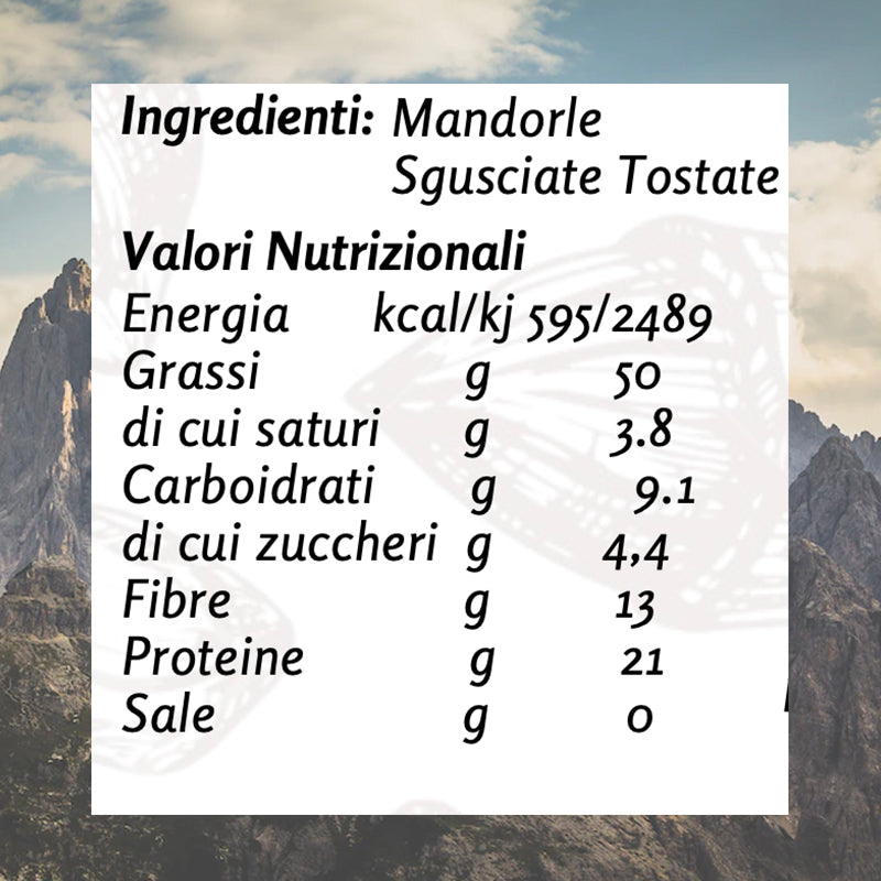 Crema di Mandorle Italiane 100% Naturale - Confezione da 200g