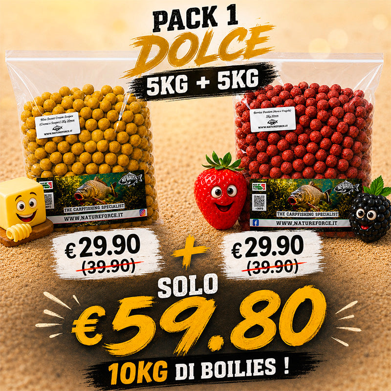 Mix Pack Boilies NF Baits Prezzo Promozionale Imperdibile